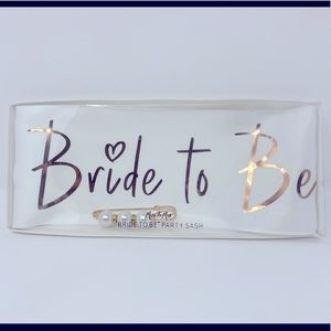 Bride to be party sash by Miss to Mrs